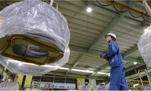 「信頼できる先輩と身体を動かす仕事への興味」
